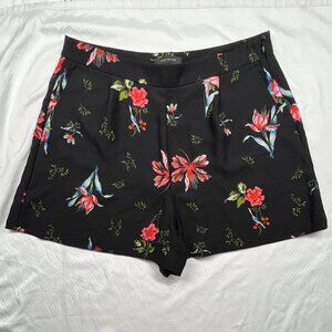 Ann Taylor Shorts SIze 12 Black Floral